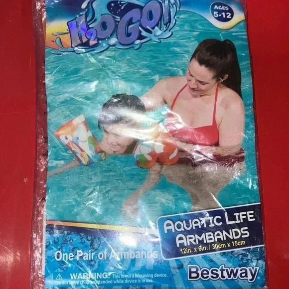 H20 Go! Ages 5-12 Aquatic Life Armbands. New in Package - Picture 4 of 5